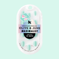 Slam Dunk Chrome - Press-On | Extra Short | Squoval