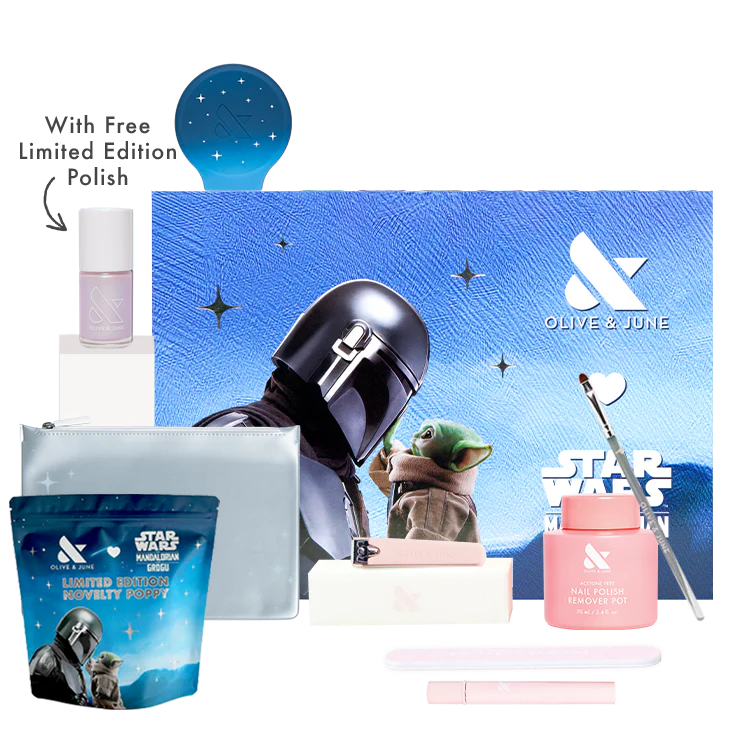 The Star Wars: Mandalorian and Grogu Mani System - Choose 1 Polish + Free Purple Puka Polish